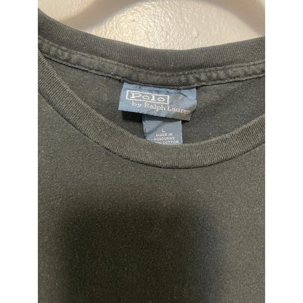 Polo Ralph Lauren Short Sleeve Crewneck T-Shirt Men's Size Large Black